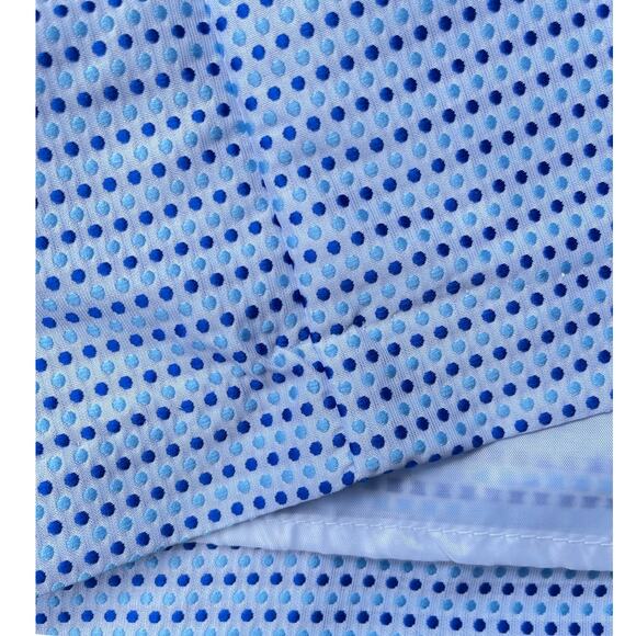 Maggie Breen Too Blue Polka Dot Sleeveless Shift Dress - Girls Size 12 - Picture 9 of 10